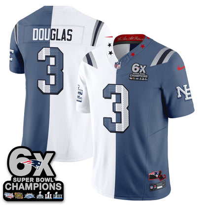NE Rivalries Split Edition Vapor Jersey - Stitched