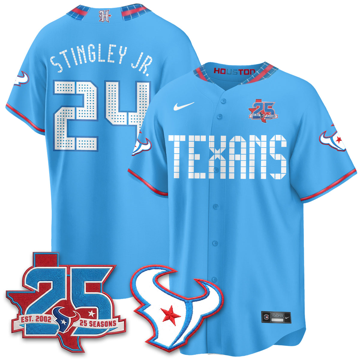 HOU 2026 Rivalries Baseball Vapor Jersey - Stitched