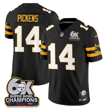 PIT 6X Champs Throwback V2 Vapor Jersey - Stitched