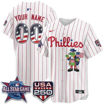 Philadelphia Phillies 2026 All Star Phanatic Edition Vapor Custom Jersey - Stitched