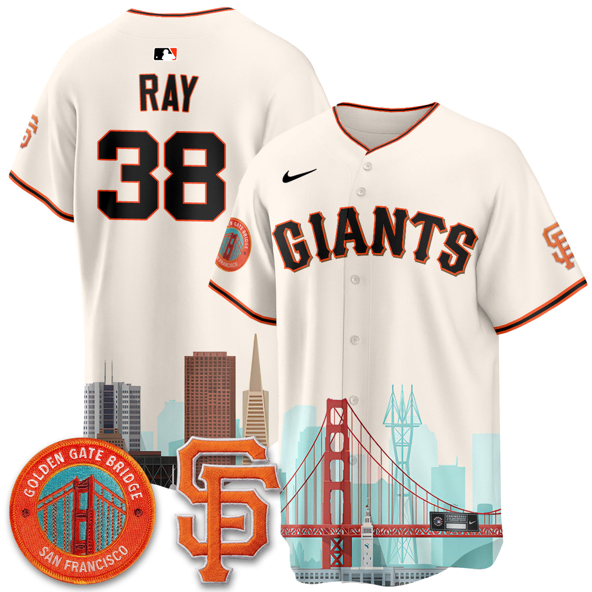 San Francisco Giants SF City Edition Vapor Jersey - Stitched