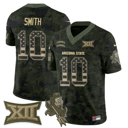 Arizona State Sun Devils 2026 Salute to Service Vapor Jersey - Stitched