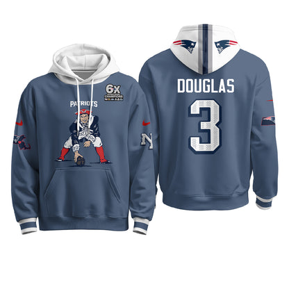 New England Patriots Minuteman Edition Hoodie - Stitched