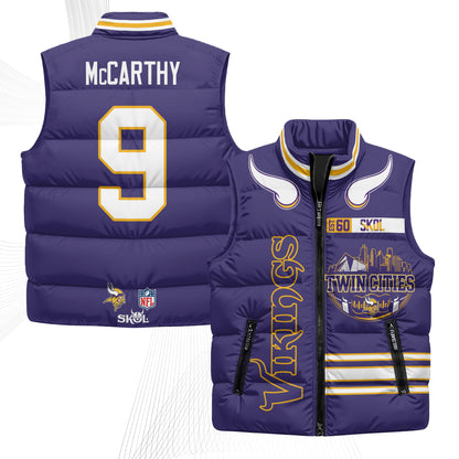MIN Twin City Puffer Vest - Printed