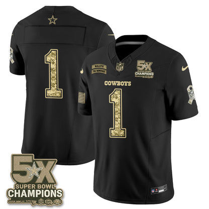 Dallas Cowboys 2026 Salute to Service V3 Vapor Jersey - Stitched