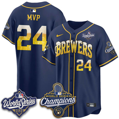 MIL "Pitcher & Pint" 2026 WS Champions Vapor Jersey - Stitched
