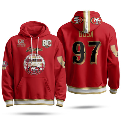 San Francisco 49ers Faithful to The Bay Hoodie - Stitched