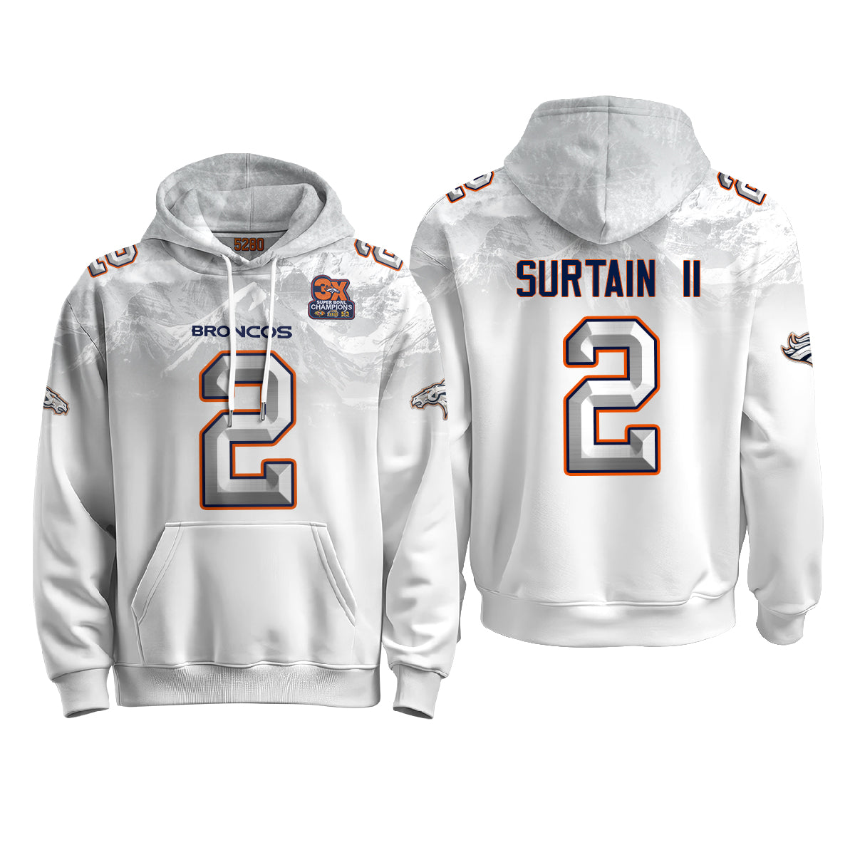 Denver Broncos Fangear Edition Hoodie - Printed