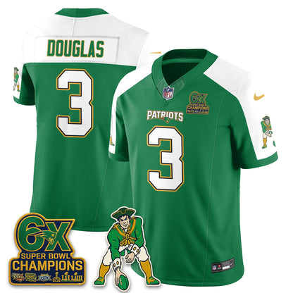 New England Patriots Irish Edition Vapor Jersey - Stitched