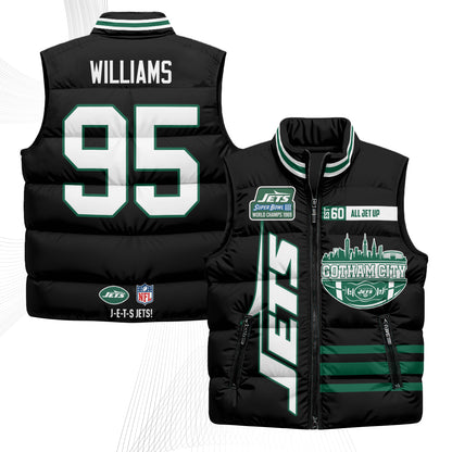 NYJ Gotham City Puffer Vest - Printed