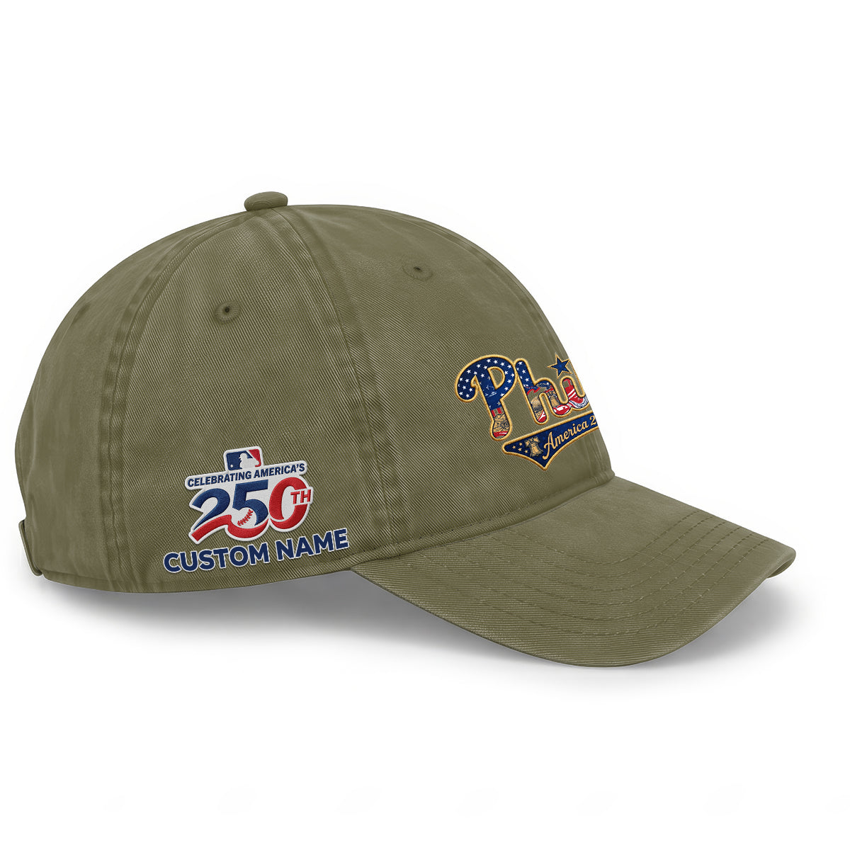 PHI 2026 Independence Day Custom Wash Hat V2- Embroidered