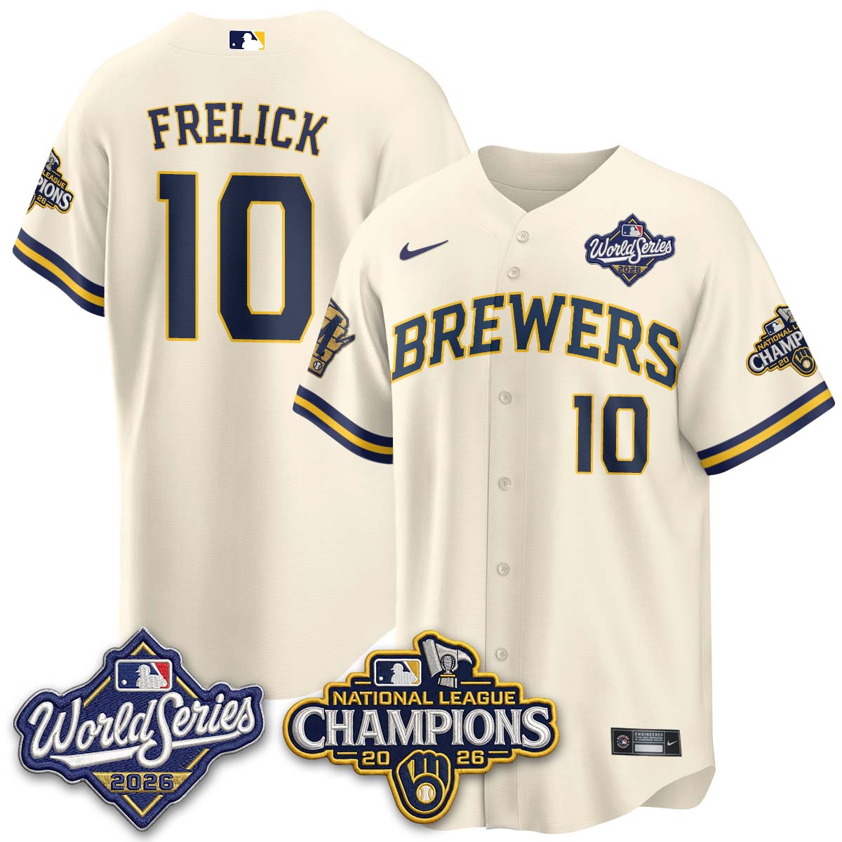 MIL 2026 NL Champions Vapor Jersey - Stitched