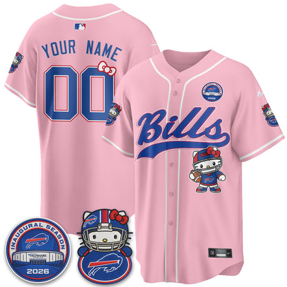 BUF x Meow  Vapor Custom Baseball Jersey - Stitched