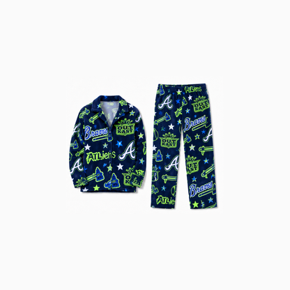 ATL x Outkast 30th Anniversary Flannel Pajama Set - Printed
