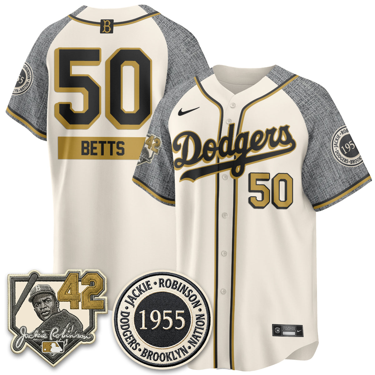 LAD 2026 New Era Jackie Robinson Vapor Limited Jersey -  All Stitched