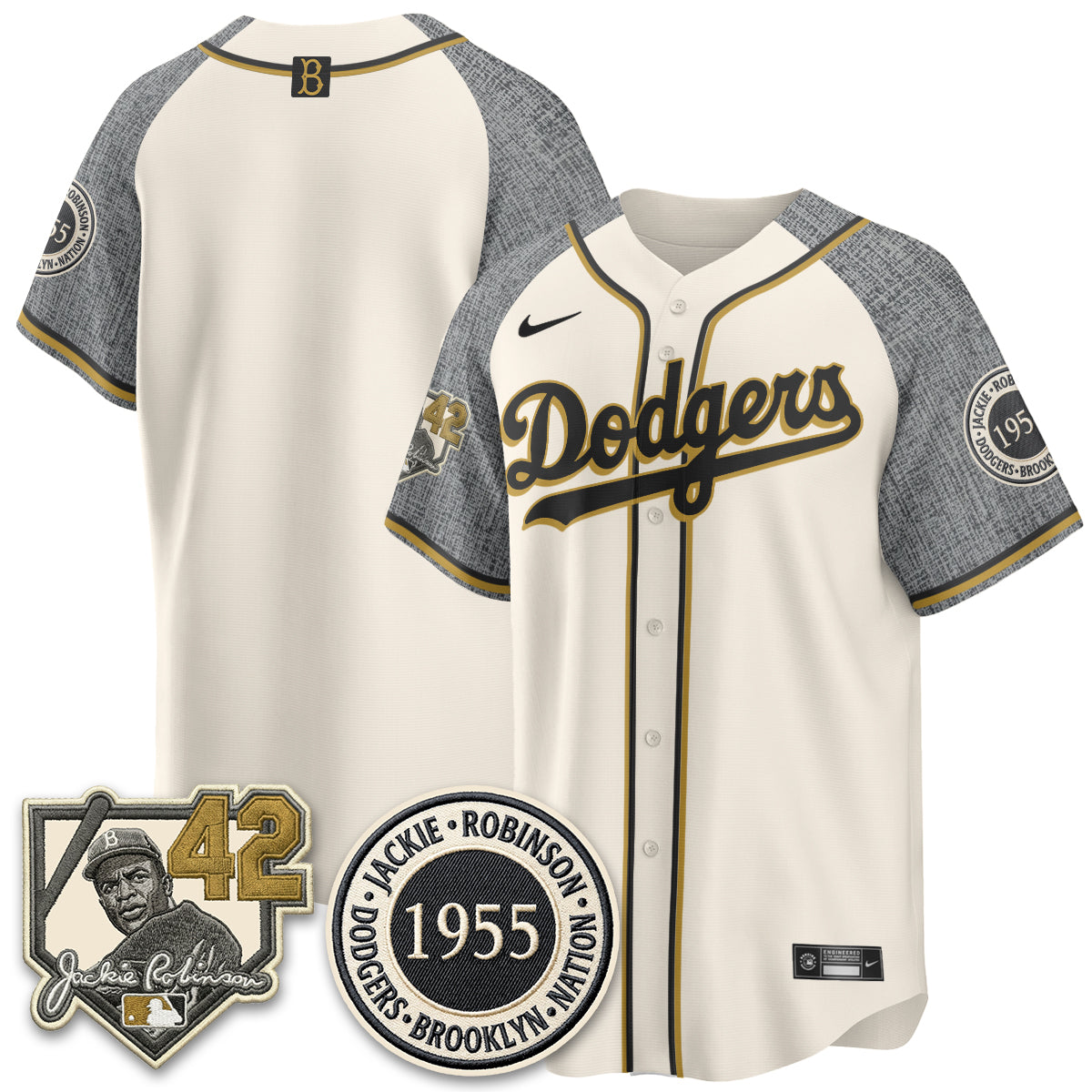 LAD 2026 New Era Jackie Robinson Vapor Limited Jersey -  All Stitched