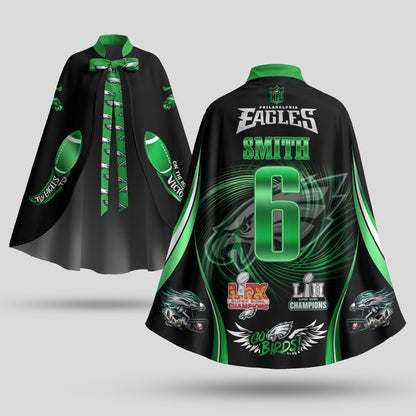 PHI Champions Edition Strap Shawl Cape - Printed