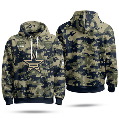 DAL 2026 Salute To Service Edition Pullover Hoodie - Printed