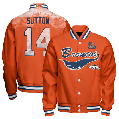 Denver Broncos Fangear Edition Baseball Jacket - Printed