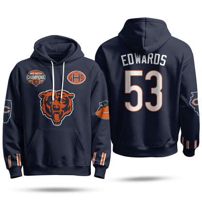 Chicago Bears 2026 Rivalries Hoodie - Stitched