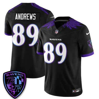 Baltimore Ravens Halloween Edition Vapor Jersey - Stitched