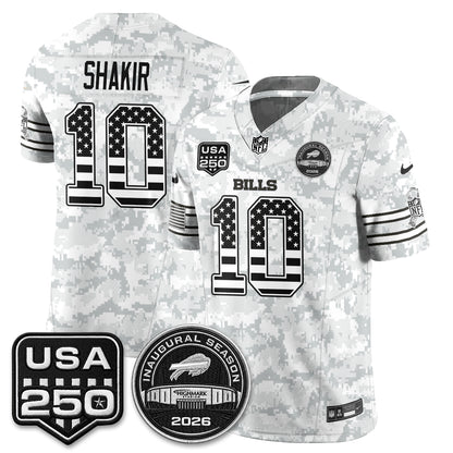 BUF 2026 Salute to Service Edition Vapor Jersey - Stitched
