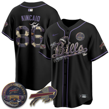 BUF 2026 Nightmare Edition Vapor Baseball Jersey - Stitched