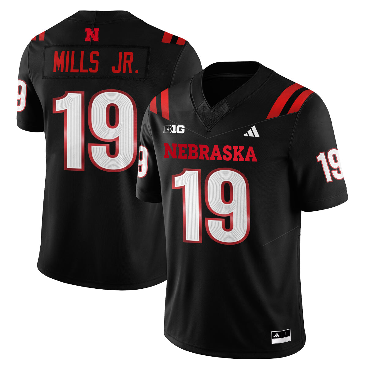 Nebraska Huskers 2026 "The Fire Rises" Vapor Jersey - Stitched