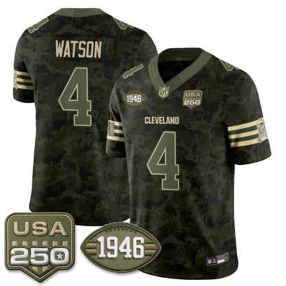 CLE 2026 Salute to Service Vapor Jersey - Stitched