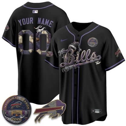 BUF 2026 Nightmare Edition Vapor Custom Baseball Jersey - Stitched