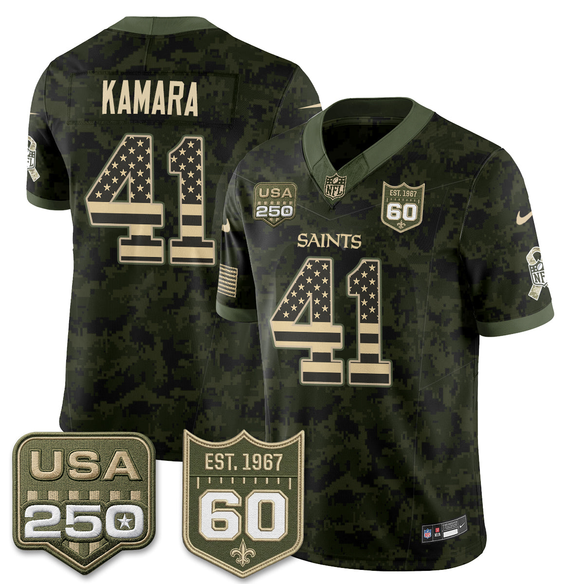 NO 2026 Salute to Service Vapor Jersey - Stitched