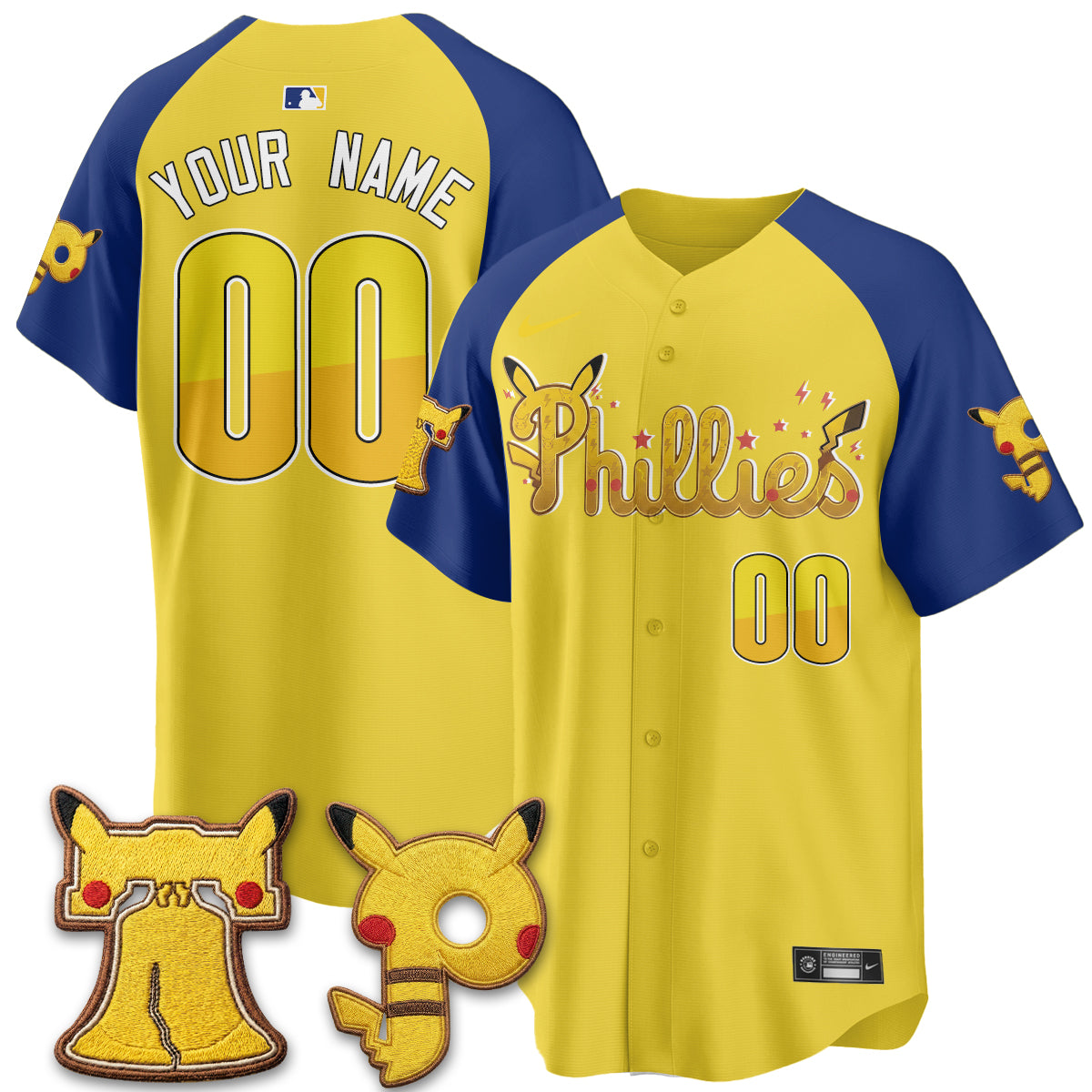 Philadelphia Phillies x PKM Edition Vapor Limited Custom Jersey - Stitched