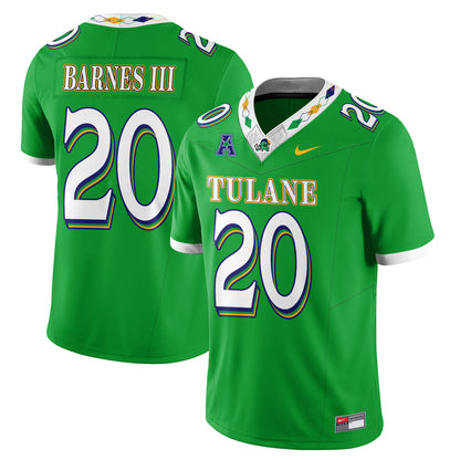 Tulane Green Wave 2026 City Football Vapor Jersey - Stitched