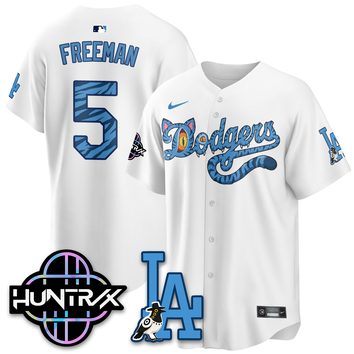 Los Angeles Dodgers x K-Pop Demon Hunters 2026 Vapor Jersey - Stitched
