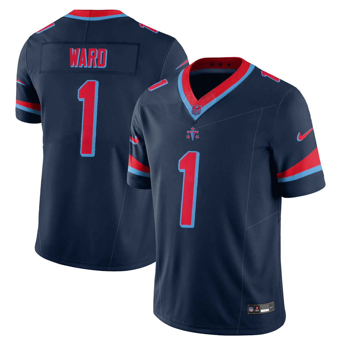 Tennessee Titans Fangear Edition Vapor Jersey - Stitched