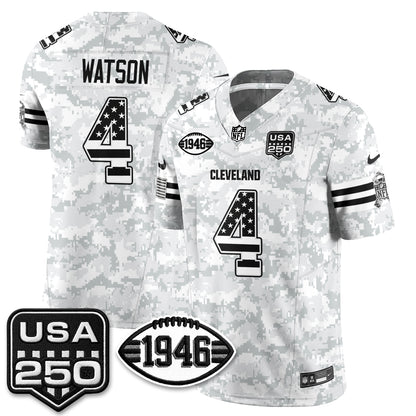 CLE 2026 Salute to Service Vapor Jersey - Stitched