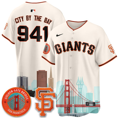 San Francisco Giants SF City Edition Vapor Jersey - Stitched