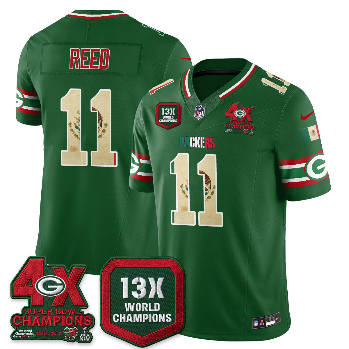 GB Mexico Edition Vapor Jersey - Stitched