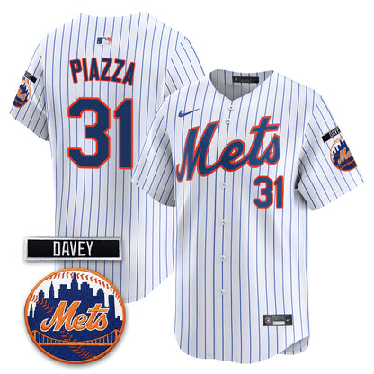 NYM 2026 Davey Johnson Memorial Vapor Limited Jersey - All Stitched