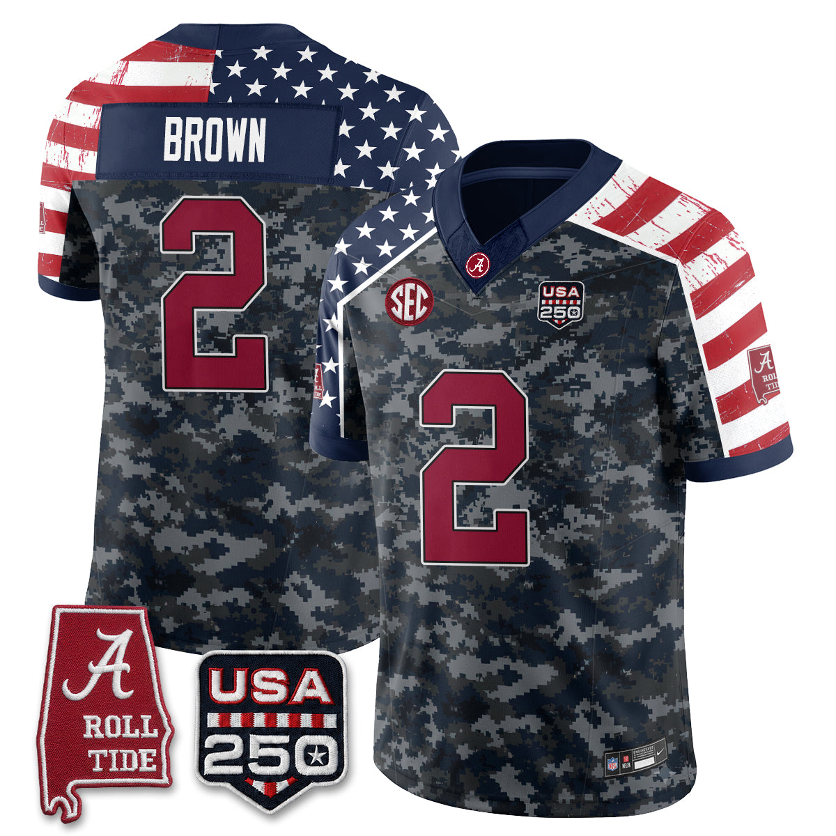 BAMA Camouflage Edition 2026 Vapor Limited Jersey - Stitched