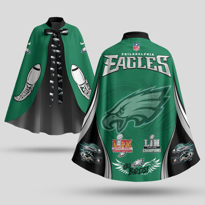 PHI Champions Edition Strap Shawl Cape - Printed