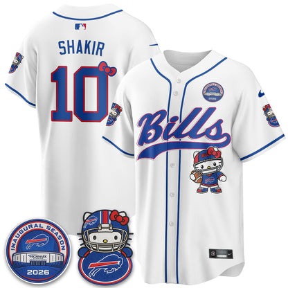 BUF x Meow  Vapor Baseball Jersey - Stitched