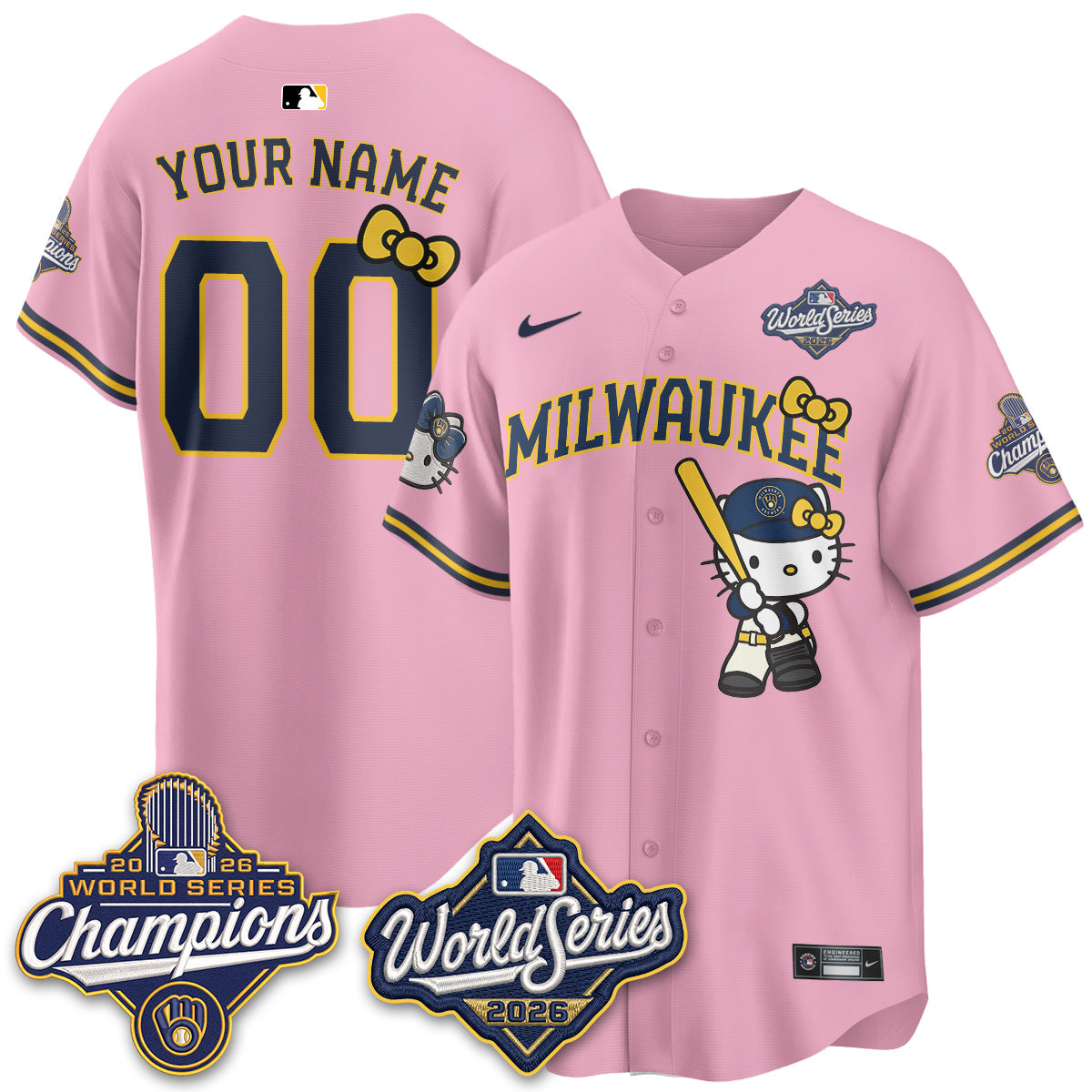 MIL 2026 WS Champions x Meow KT Custom Vapor Jersey - Stitched