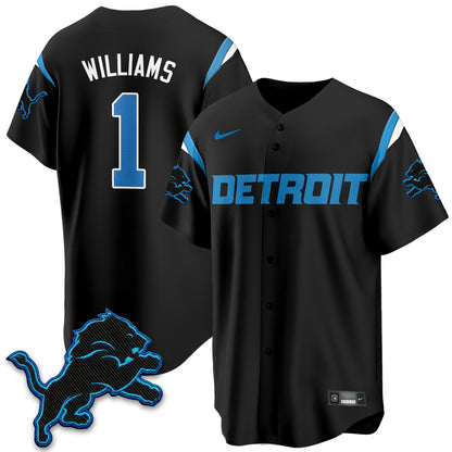 Detroit Lions 2026 Rivalries Baseball Vapor Jersey - Stitched