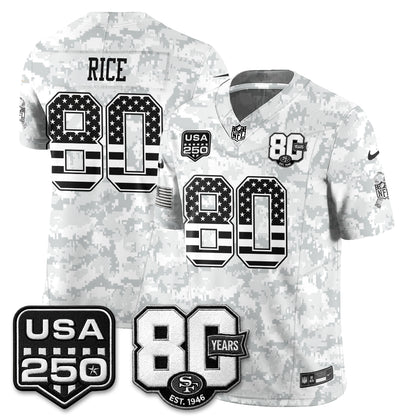 San Francisco 49ers 2026 Salute to Service Edition Vapor Jersey - Stitched