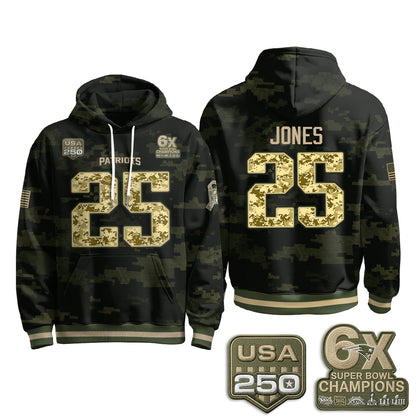 NE 2026 Salute To Service Edition Pullover Hoodie - Printed