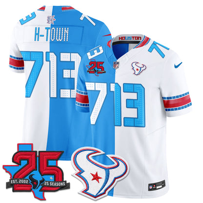 HOU 2026 Rivalries Split Vapor Jersey - Stitched