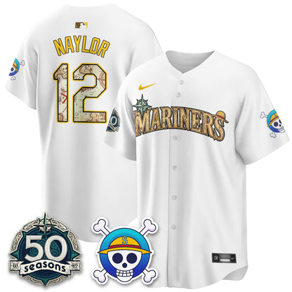Seattle Mariners OP Japanese Cartoon Vapor Limited Jersey - Printed