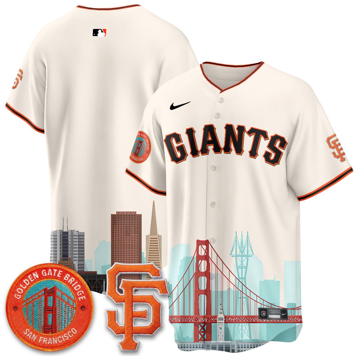 San Francisco Giants SF City Edition Vapor Jersey - Stitched