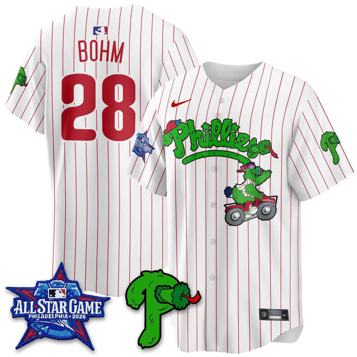 Philadelphia Phillies Phanatic Vapor Limited Jersey V2- Stitched